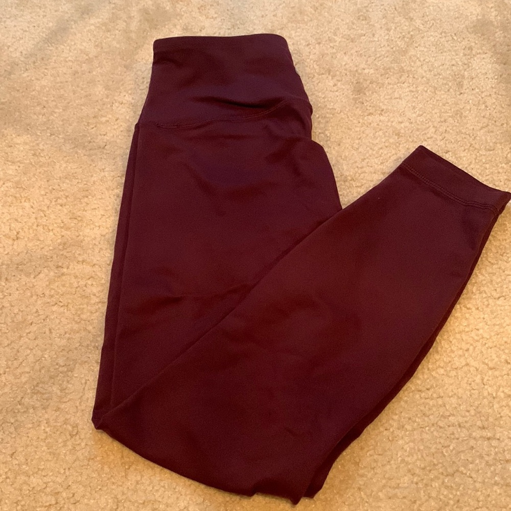 Purple full length leggings